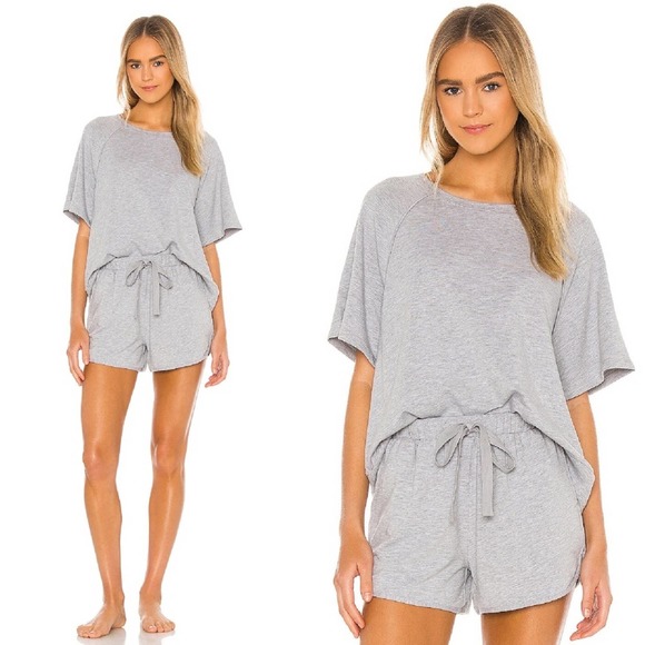 Eberjey Tops - eberjey Blair Meadow Sweatshirt in Heather Grey